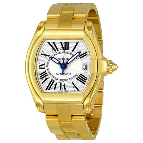 gold cartier roadster replica|cartier roadster 18kt yellow gold.